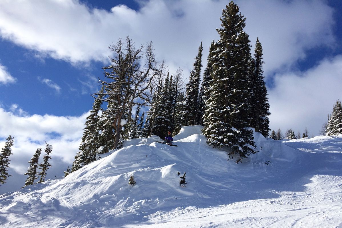 05C Taking A Break In The Trees At Sunshine Ski Area